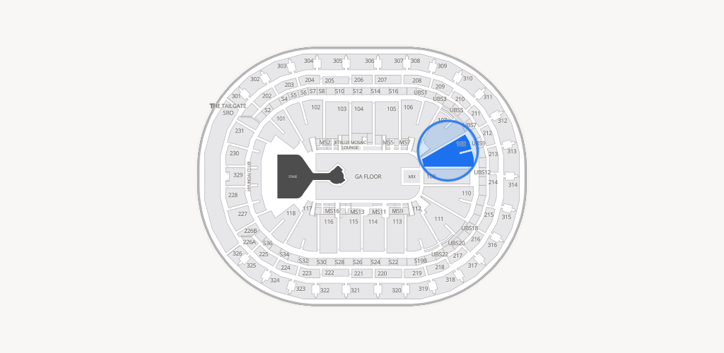 UBS Arena Seating Chart