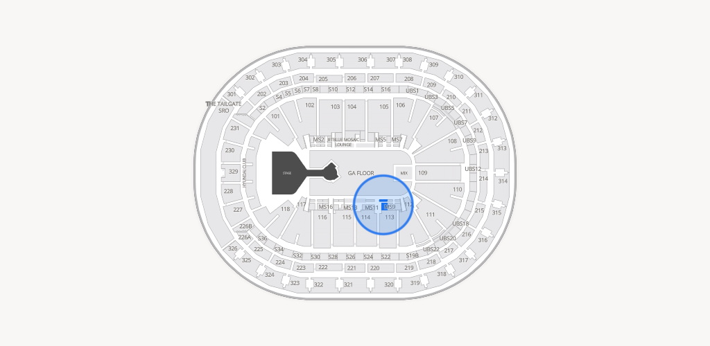 UBS Arena Seating Chart
