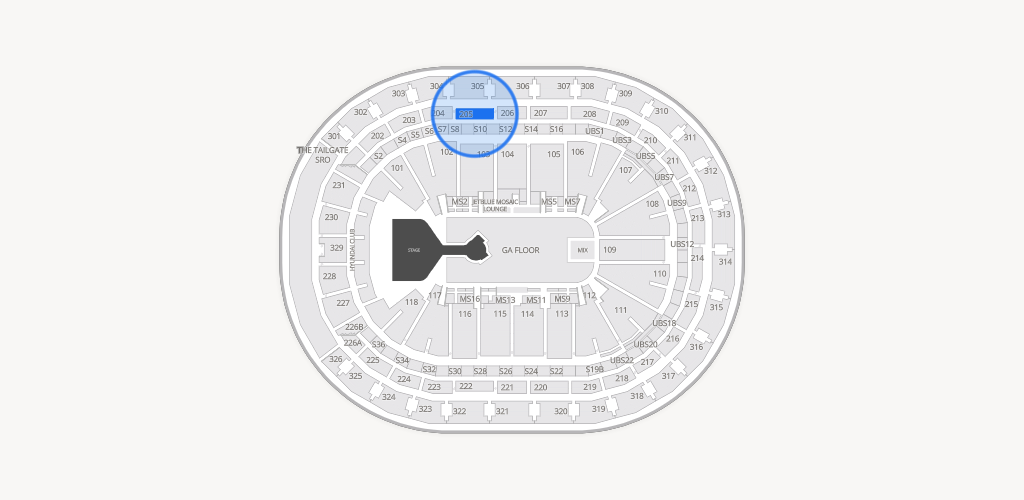 UBS Arena Seating Chart