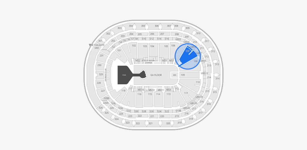 UBS Arena Seating Chart