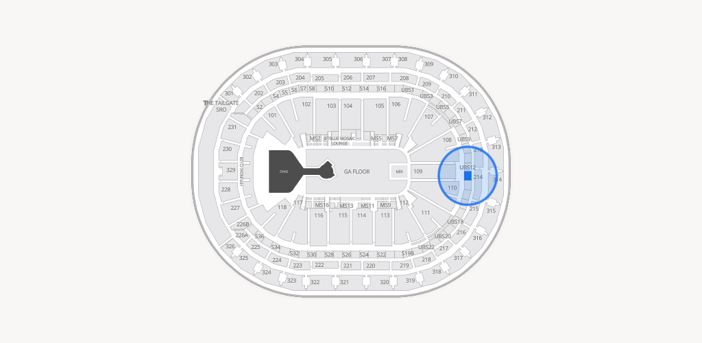 UBS Arena Seating Chart