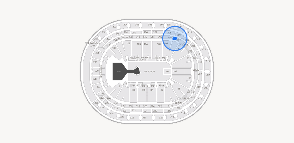 UBS Arena Seating Chart