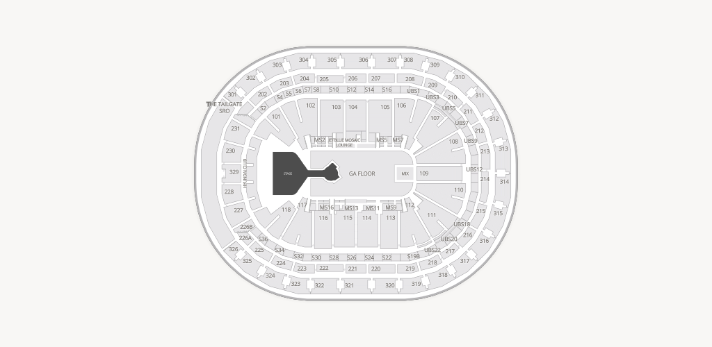 UBS Arena Seating Chart