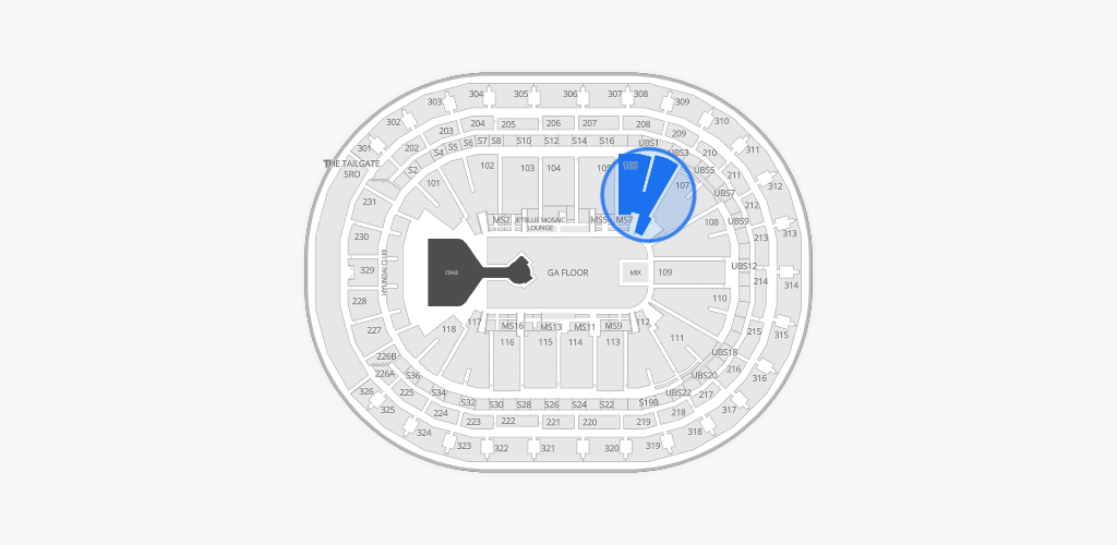 UBS Arena Seating Chart