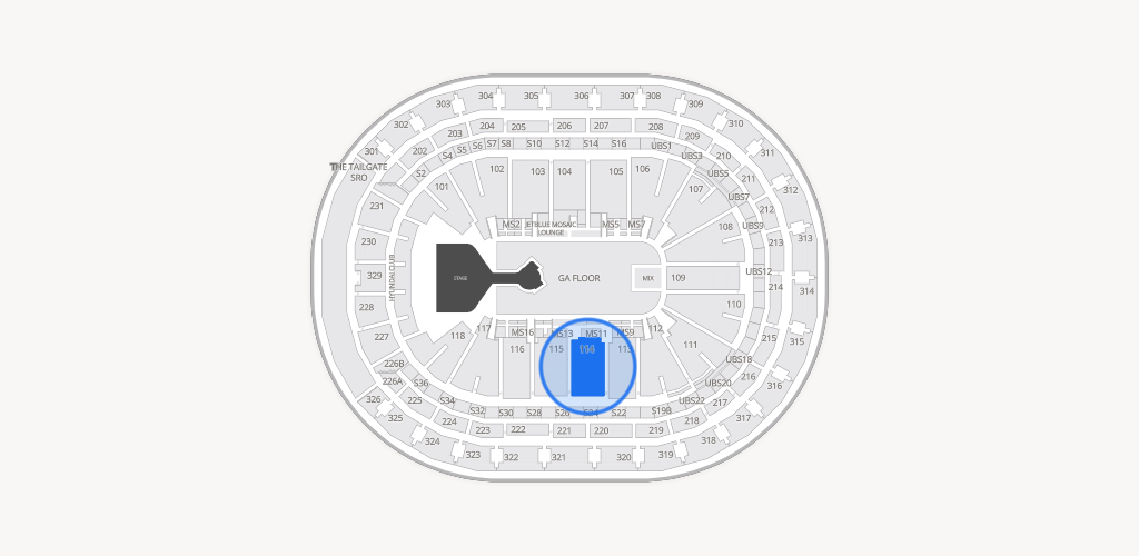 UBS Arena Seating Chart