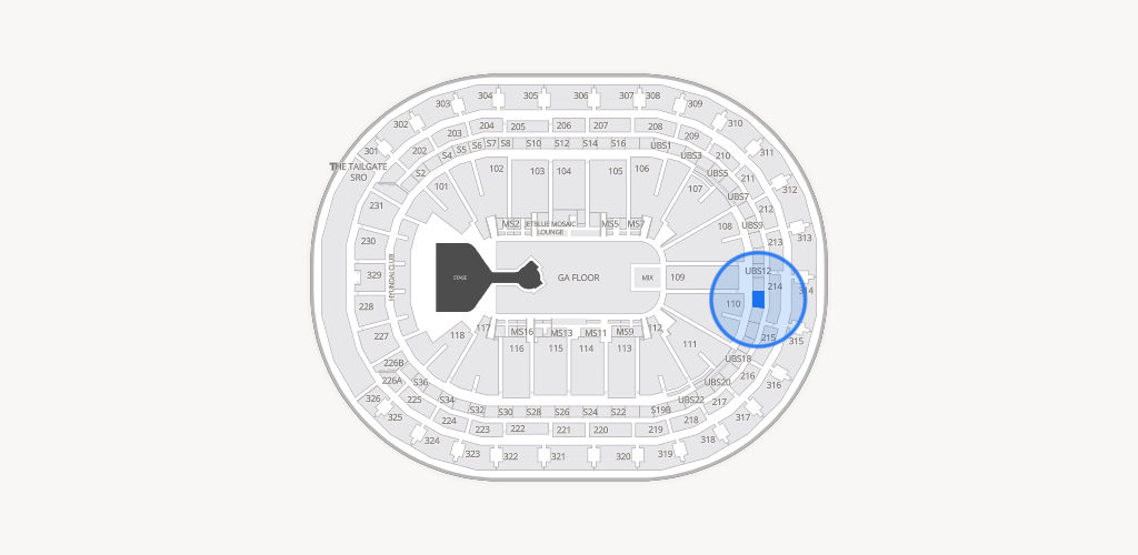 UBS Arena Seating Chart