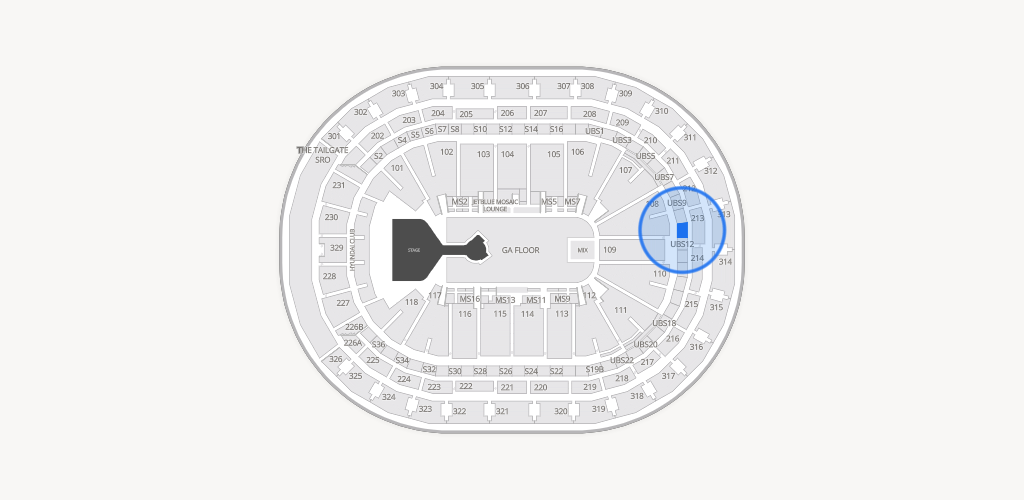 UBS Arena Seating Chart