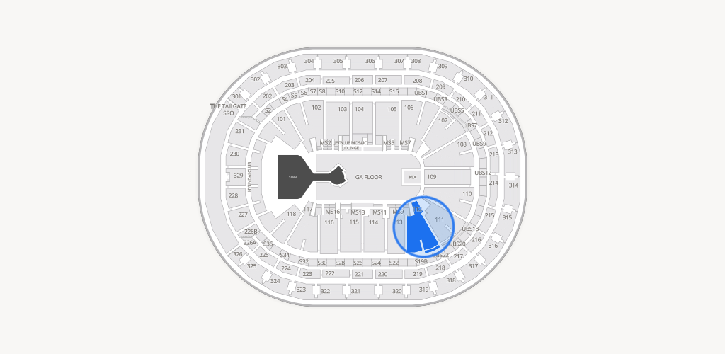 UBS Arena Seating Chart