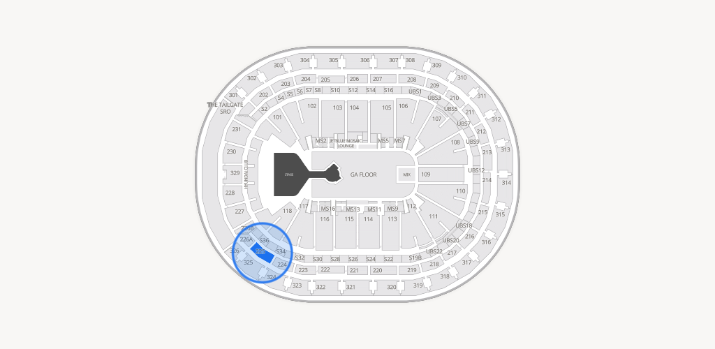 UBS Arena Seating Chart