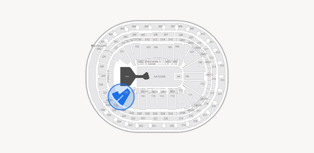 UBS Arena Seating Chart
