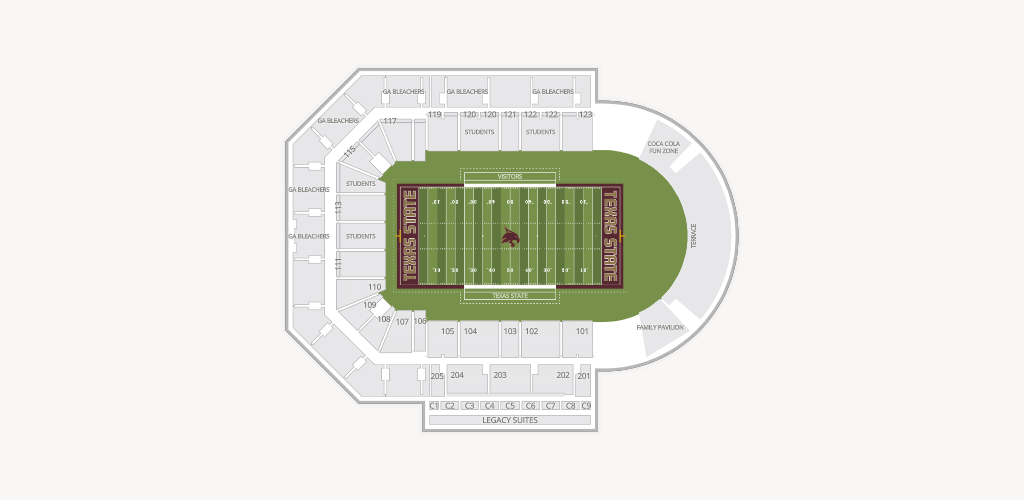 UFCU Stadium Seating Chart