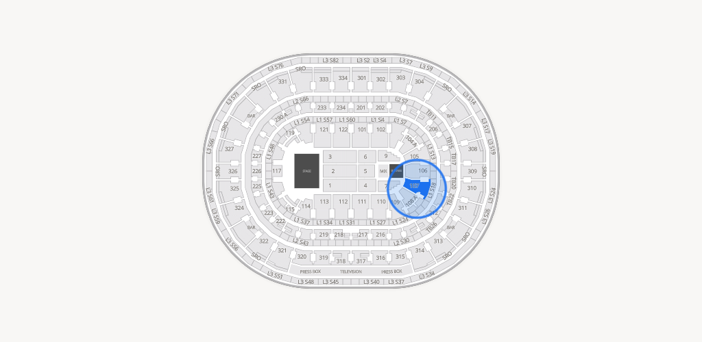 United Center Seating Chart