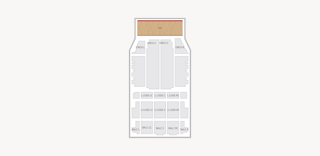 United Palace Theatre Seating Chart