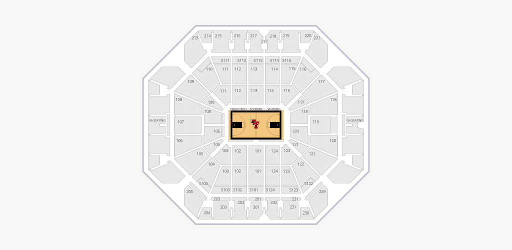United Supermarkets Arena Seating Chart