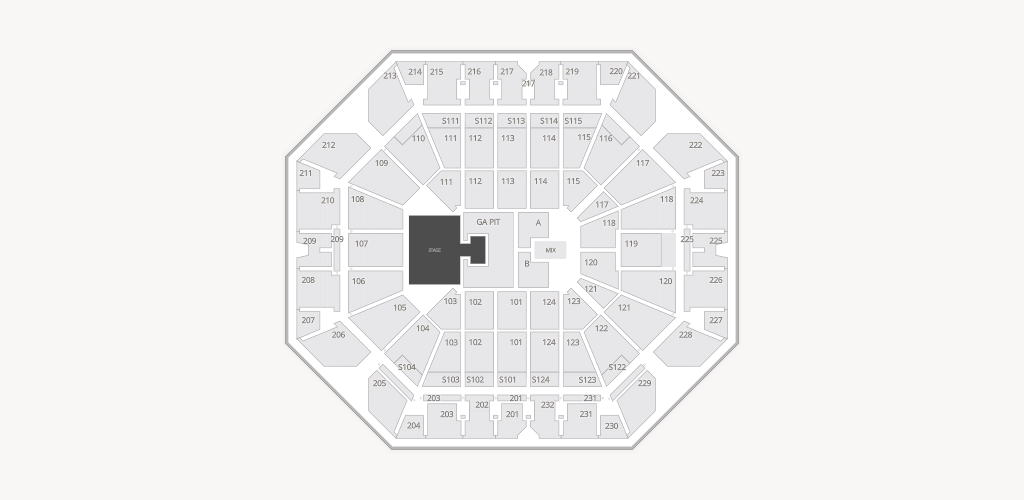 United Supermarkets Arena Seating Chart