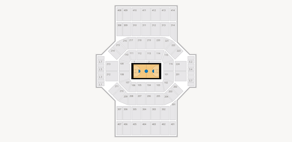 University of Dayton Arena Seating Chart