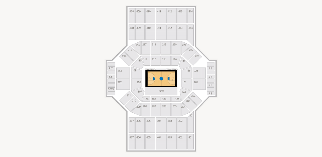 University of Dayton Arena Seating Chart