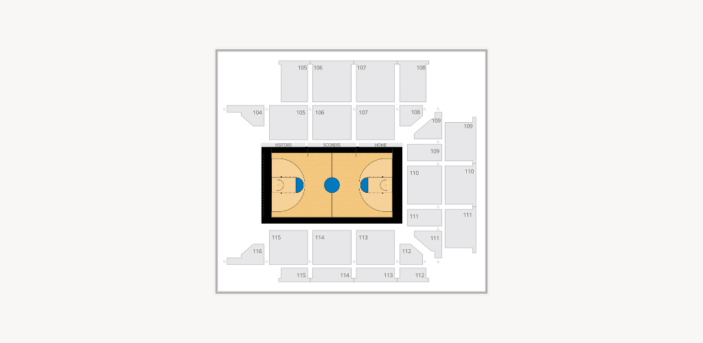 UPMC Events Center Seating Chart