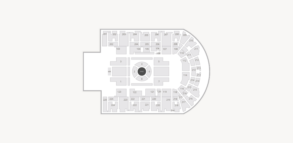 Upstate Medical University Arena at The Oncenter War Memorial Seating Chart