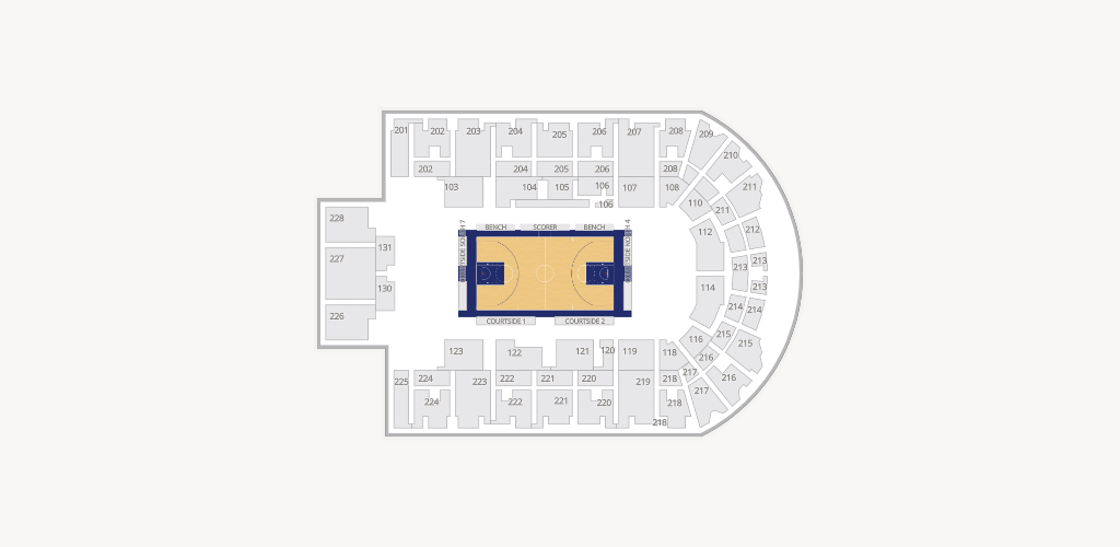 Upstate Medical University Arena at The Oncenter War Memorial Seating Chart