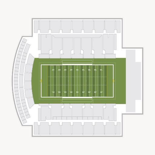 USM MM Roberts Stadium seating chart
