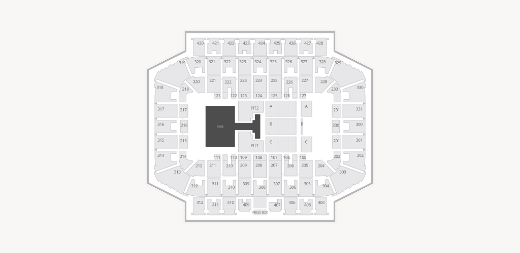 UW-Milwaukee Panther Arena Seating Chart