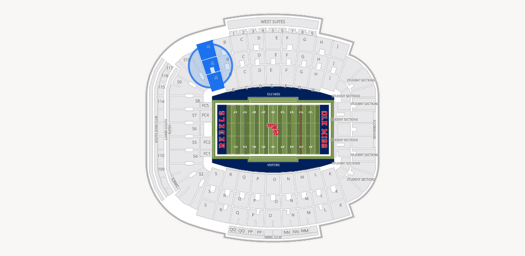 Vaught Hemingway Stadium Seating Chart