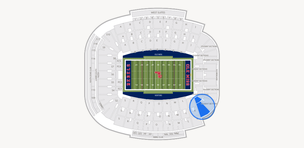 Vaught Hemingway Stadium Seating Chart