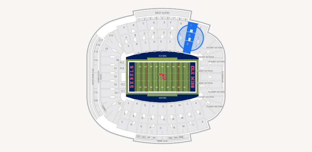 Vaught Hemingway Stadium Seating Chart