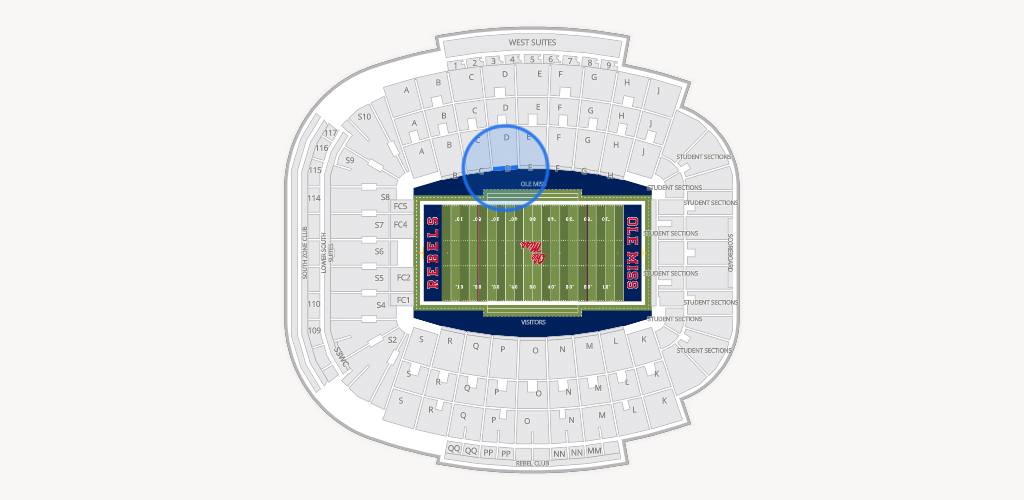 Vaught Hemingway Stadium Seating Chart