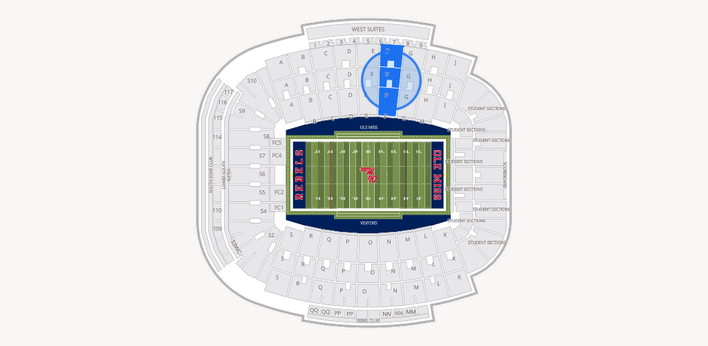 Vaught Hemingway Stadium Seating Chart