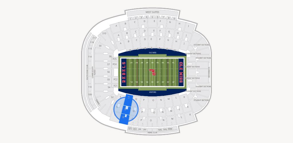 Vaught Hemingway Stadium Seating Chart