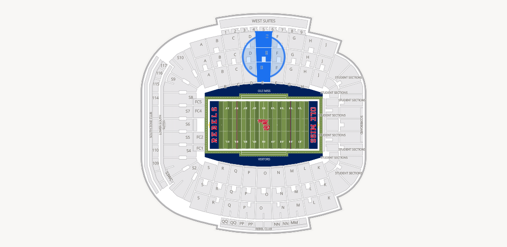 Vaught Hemingway Stadium Seating Chart