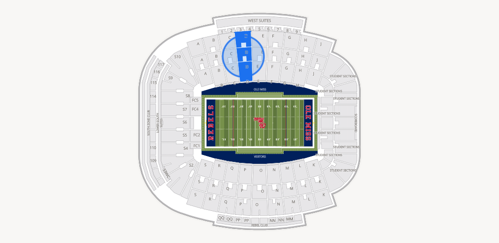 Vaught Hemingway Stadium Seating Chart