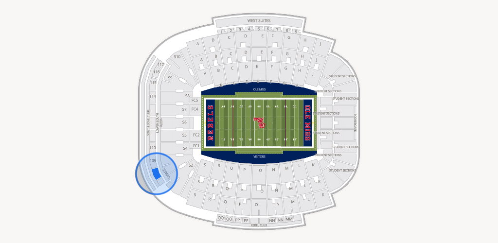 Vaught Hemingway Stadium Seating Chart