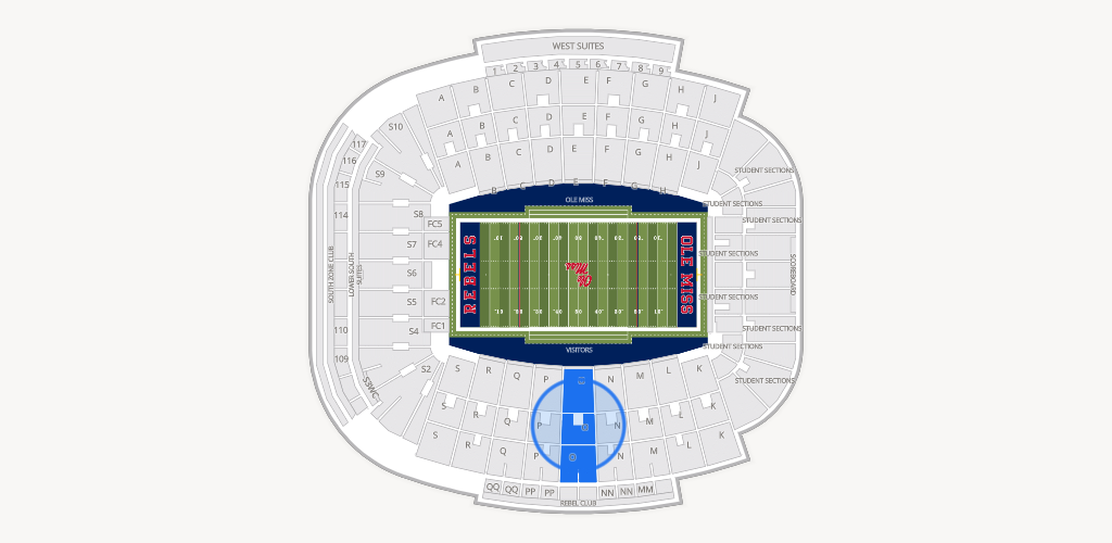 Vaught Hemingway Stadium Seating Chart