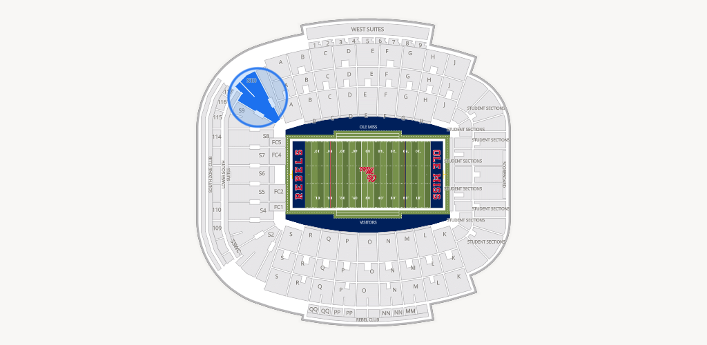 Vaught Hemingway Stadium Seating Chart
