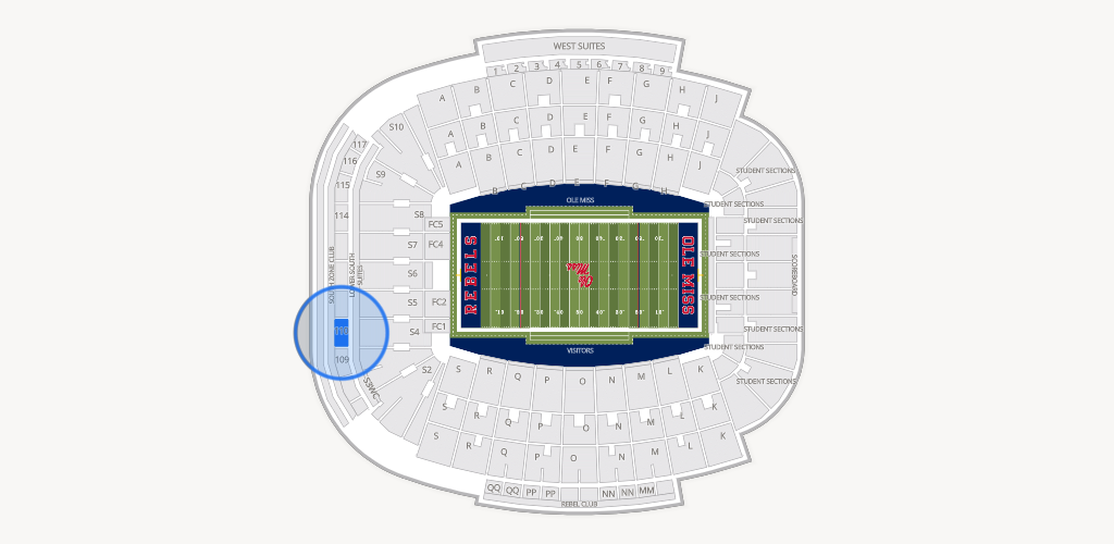 Vaught Hemingway Stadium Seating Chart