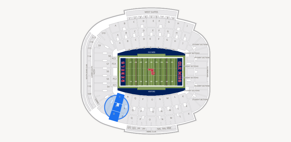 Vaught Hemingway Stadium Seating Chart