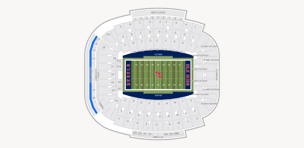 Vaught Hemingway Stadium Seating Chart