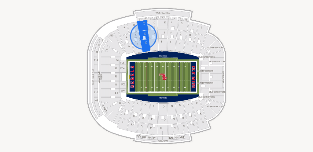 Vaught Hemingway Stadium Seating Chart