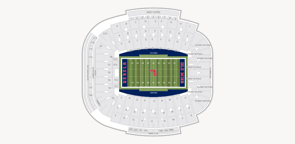 Vaught Hemingway Stadium Seating Chart