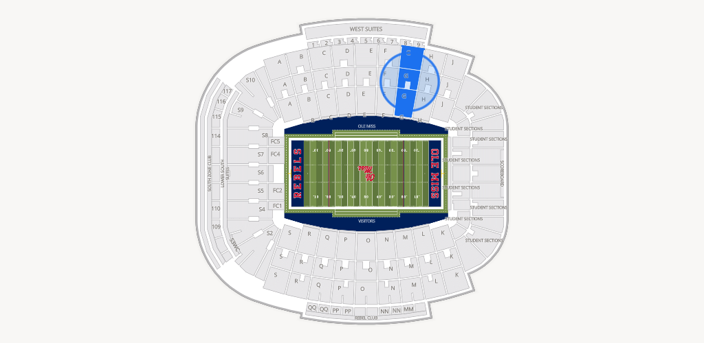 Vaught Hemingway Stadium Seating Chart