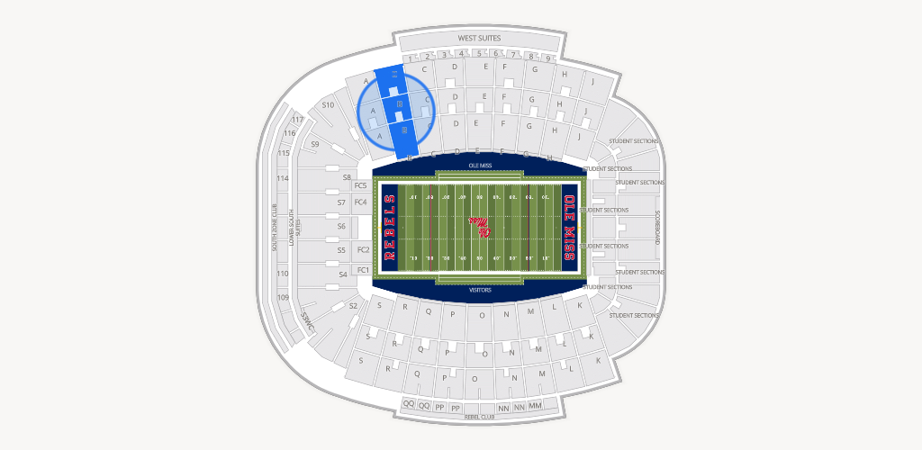 Vaught Hemingway Stadium Seating Chart