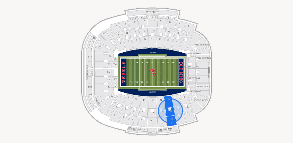 Vaught Hemingway Stadium Seating Chart