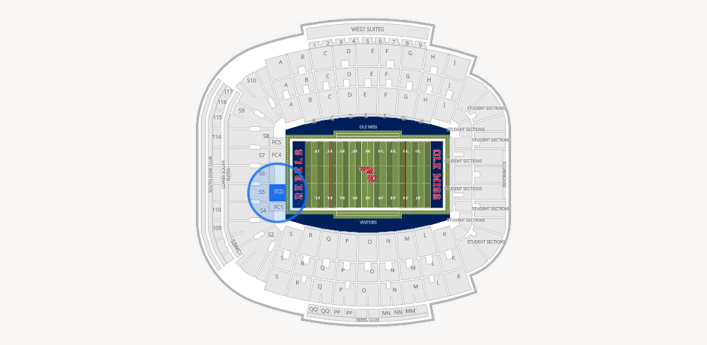 Vaught Hemingway Stadium Seating Chart