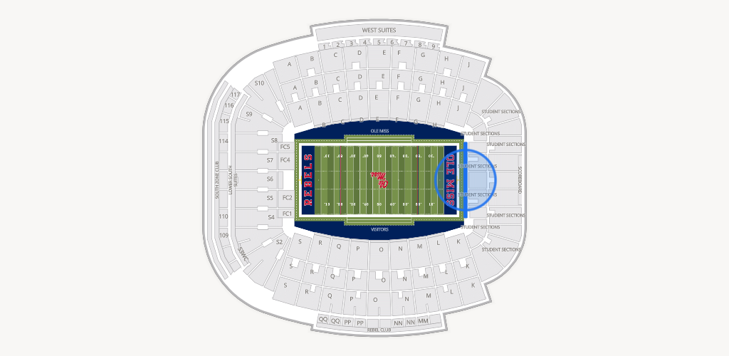 Vaught Hemingway Stadium Seating Chart