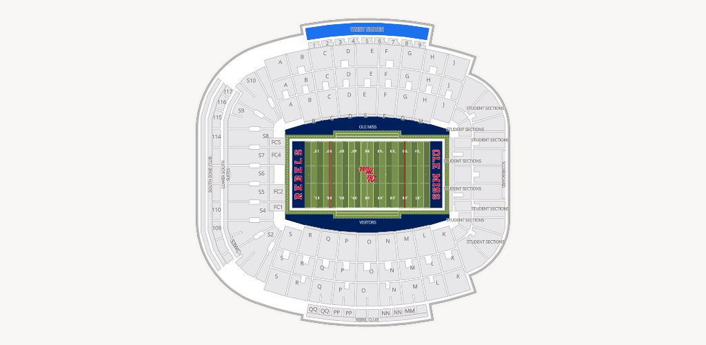 Vaught Hemingway Stadium Seating Chart