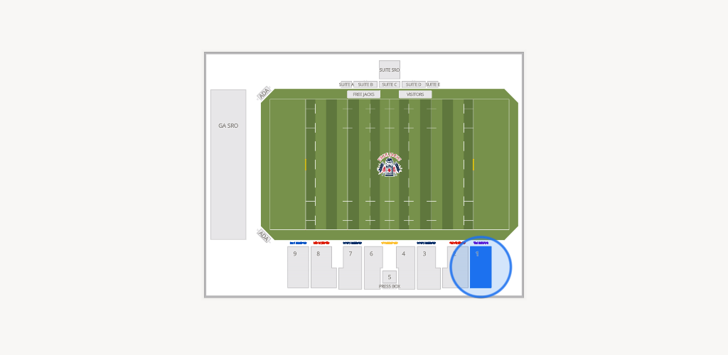 Veterans Memorial Stadium Seating Chart
