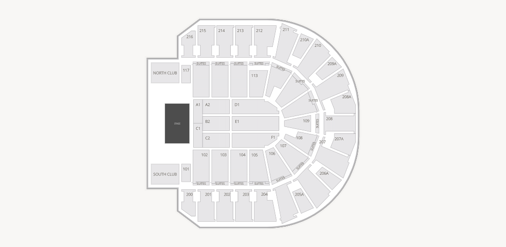Vibrant Arena at The Mark Seating Chart